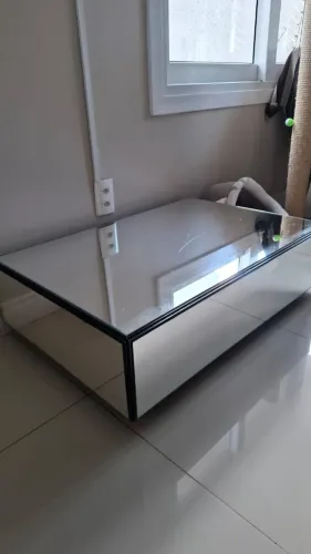 Mesa De Centro Espelhada Reflec