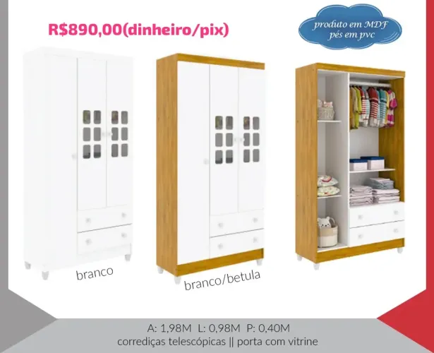 Guarda Roupa Baby