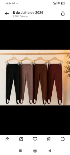 Calça legging pezinho P M G Gg R$49.90 cada