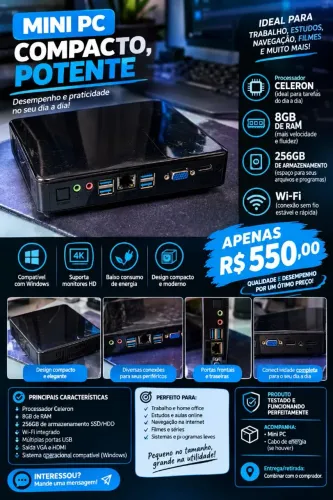 Mini pc celeron