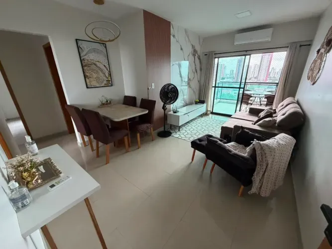 Apartamento Celebration Mobiliado - 89 m² com 3/4 sendo 1 suíte e 2 vgs - Marco - Belém -