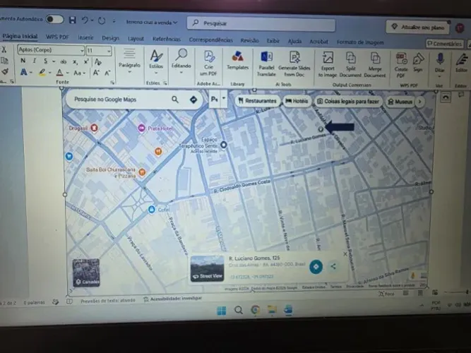 Imóvel a venda centro de Cruz das Almas\Ba. (734,44m2 e 581,13m2 = 1.315,57m2).