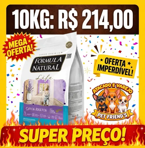 Ração fórmula cães e gatos mega oferta
