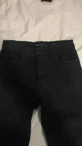 calça pool jeans preta reta tamanho 40 nova