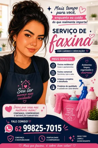 Faxina/organização 