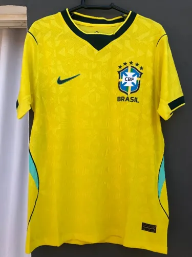 Camisa Versão Jogador Brasil Amarela 2026