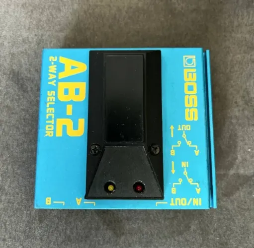 Pedal Guitarra Boss Ab2 Footswitches Seletor A/b (Usado Pouco Uso)