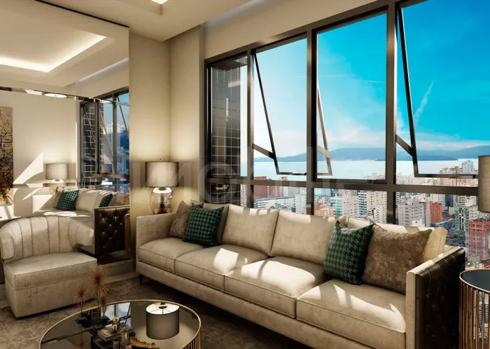Apartamento no Edifício Wall Street Towers, em Itapema.