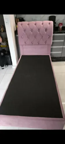 Vendo cabeceira e base de cama de solteiro