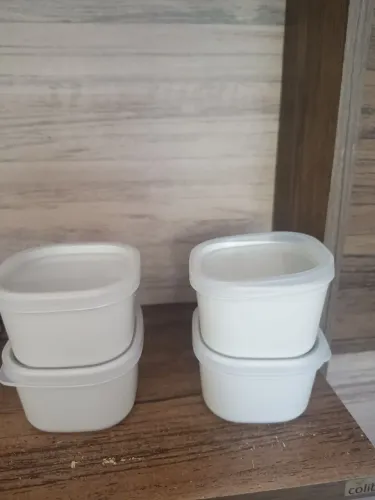 Conjunto de 4 Mini Potes de Plástico Herméticos Tramontina 