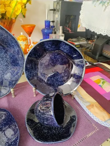 Aparelho de Jantar Oxford Ryo Safira 20 Peças 