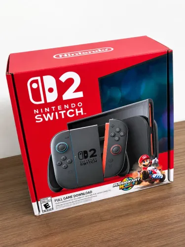 NINTENDO SWITCH 2 + MARIO KART WORLD - NOVO E LACRADO!