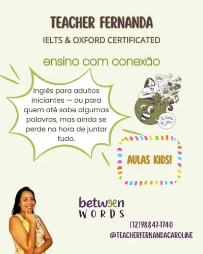Aulas de Inglês - online