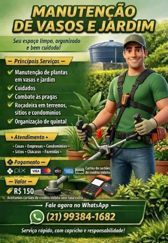 jardineiro profissional / RIO DE JANEIRO