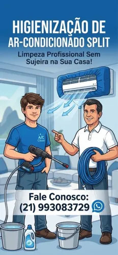 Higienização e Limpeza de Ar-Condicionado Split/Janela