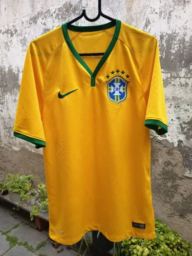 camisa da seleção brasileira nike dri-fit original (2014)