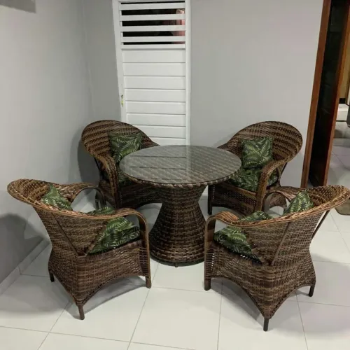 Conjunto em fibra sintética