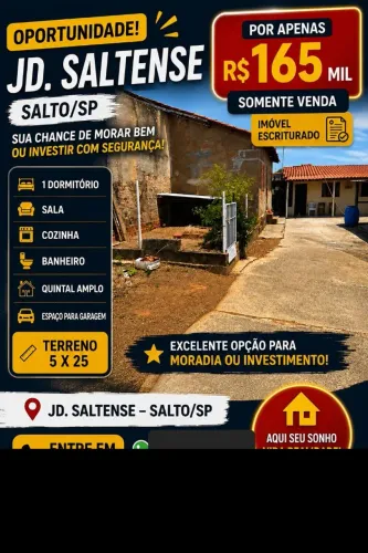 CASA A VENDA EM SALTO-SP OTIMA LOCALIZAÇÃO