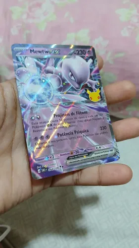 Cartas Pokémon Mewtwo ex (064/128) NM celebração de 30 anos Pokémon