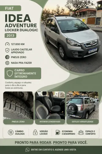 Fiat Idea Adv./ Adv.lock.dualogic 1.8 Flex 5P 2013