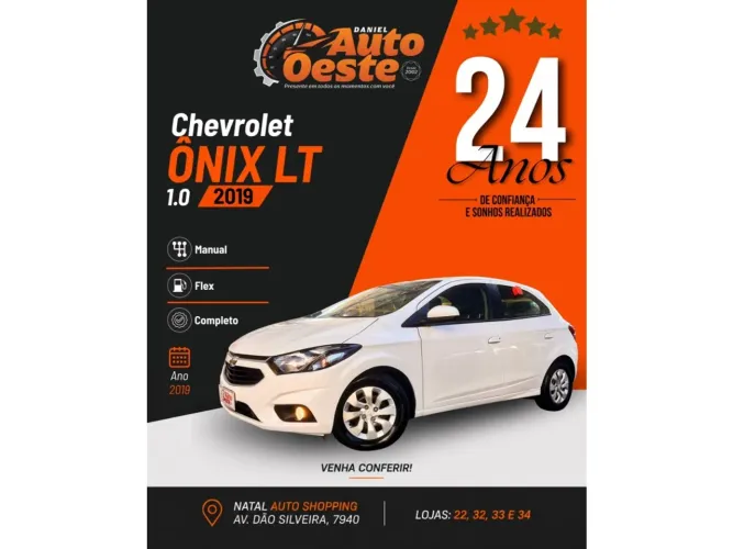 Chevrolet Onix Hatch LT 1.0 8V Flex Mec. 4P 2019