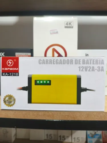 Carregador de bateria 12v moto carro camionete caminhão loja física garantia nota entrega 