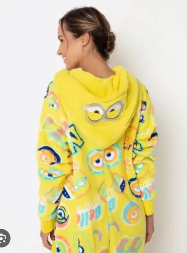 Macacão Manga Longa Soft Adulto Unissex Minions - Puket
