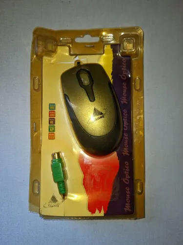 Mouse Retrô Óptico Clone PS/2