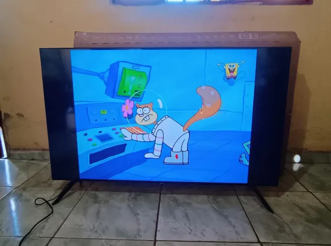 Tv 50 dispenso. Golpe não vem com essa, foto só vizualizar única ta do jeito que eu manda
