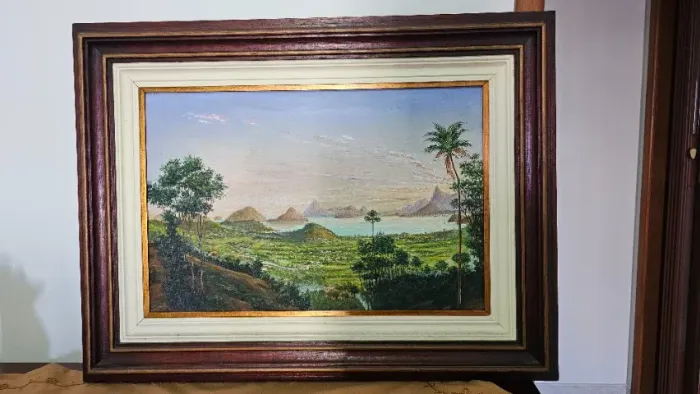 Lindo quadro do Rio antigo já vem com a moldura, preço justo e em excelente estado