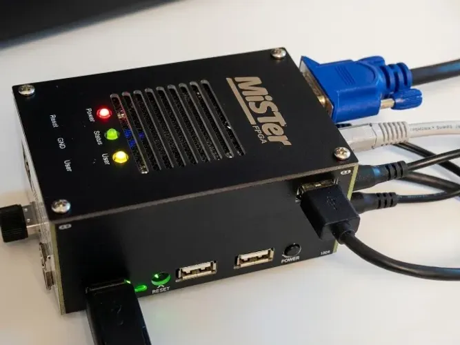 MiSTer FPGA DE10-Nano Completo + SD 128GB + Controle 8BitDo