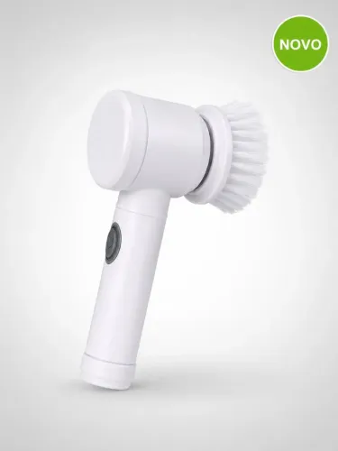 Escova Elétrica De Limpeza 5 Em 1 Recarregável Kapbom KA-1740 Multiuso
