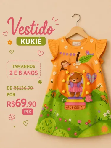 Vestidos 2 e 8 anos - NOVO - FECHEI a LOJA