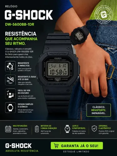 Relógio CASIO GMD-S5600BA-1 (NOVO)