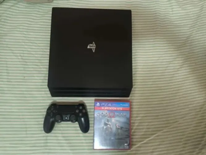 Playstation 4 Pro + 1 Controle + 130 jogos de Brinde !!