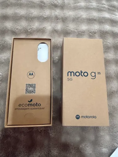 Motorola Moto G35 5G 256GB Cinza + Caixa + Nota Fiscal - R$ 900