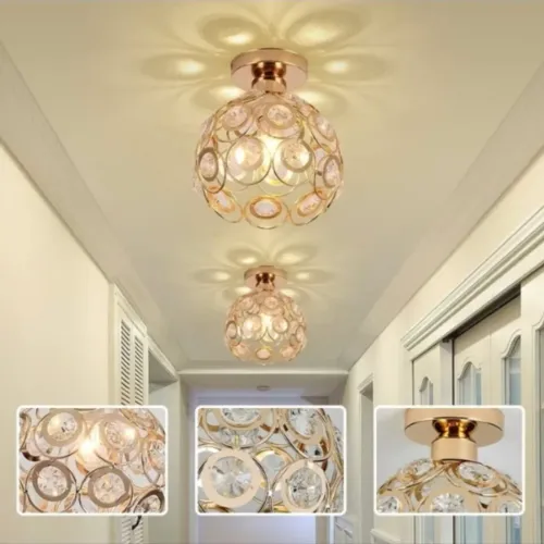 Luminária de Cristal para sala, quarto, cozinha,