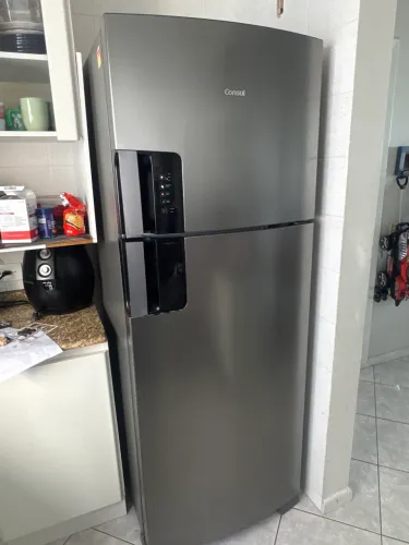 Geladeira Consul Frost Free Duplex, 450 litros, inox