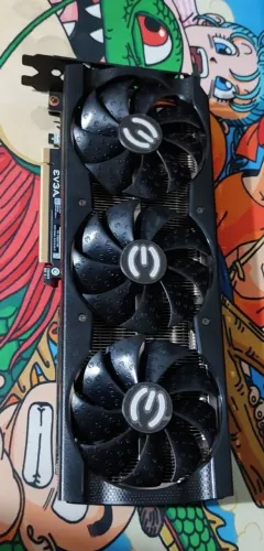 Placa de video RTX 3070 triplo fan 