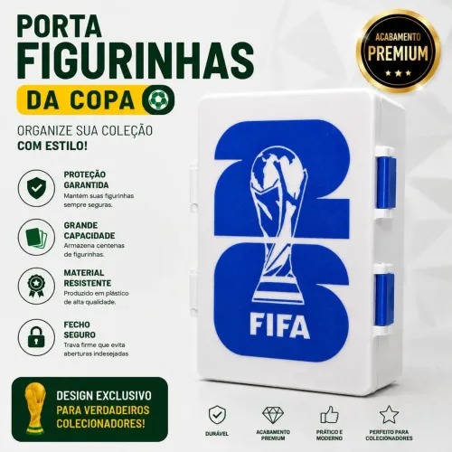 PORTA FIGURINHA DA COPA 