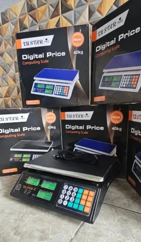 Balança 40kg para uso em comércios digital bivolt novas com garantia de 6 meses