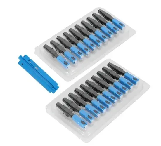 Conector Fibra Óptica Reutilizável Ftth / Upc  - 100 Und.