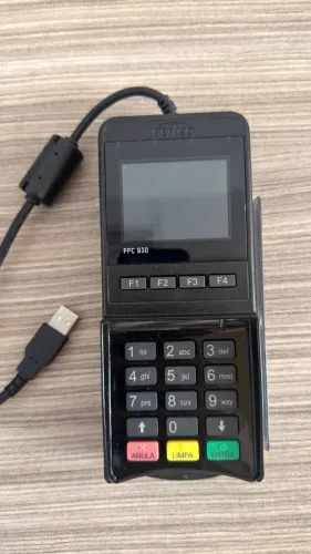 Pinpad Máquina de Cartão Gertec PPC 930 USB (Para TEF / PDV) - 5 unidades disponiveis