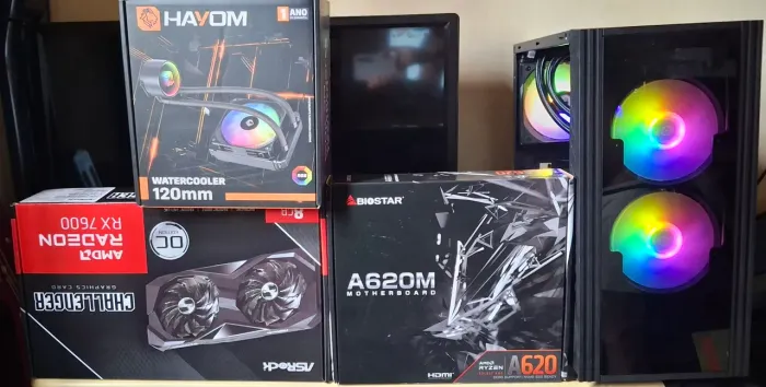 Pc Gamer ryzen 7500F/RX 7600