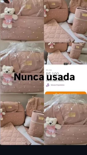Bolsa de bebê feminina