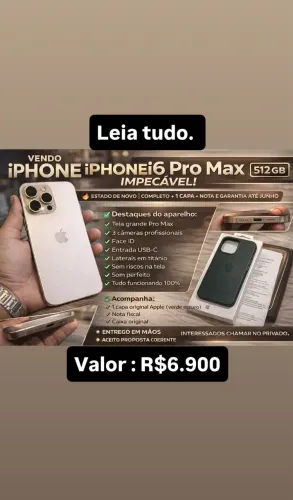 iPhone 16 pro Max 512 gb