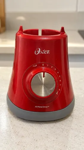 Base de Liquidificador Oster Vermelha Funcionando Perfeitamente