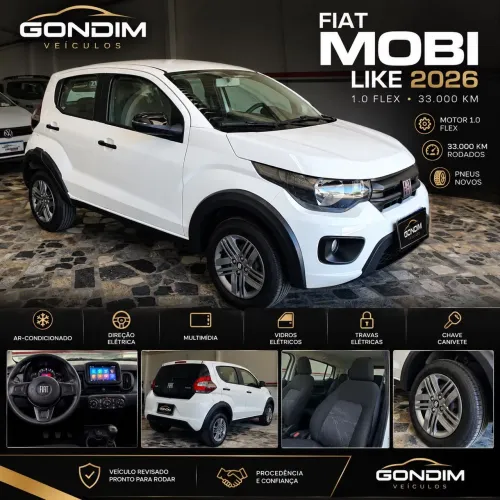 Fiat Mobi Like 1.0 Fire Flex 5P. 2026