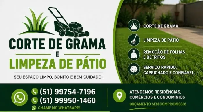 Roçadas e limpeza de pátio ferragens de cavalos 