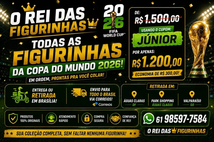 Todas as figurinhas álbum copa do mundo 2026